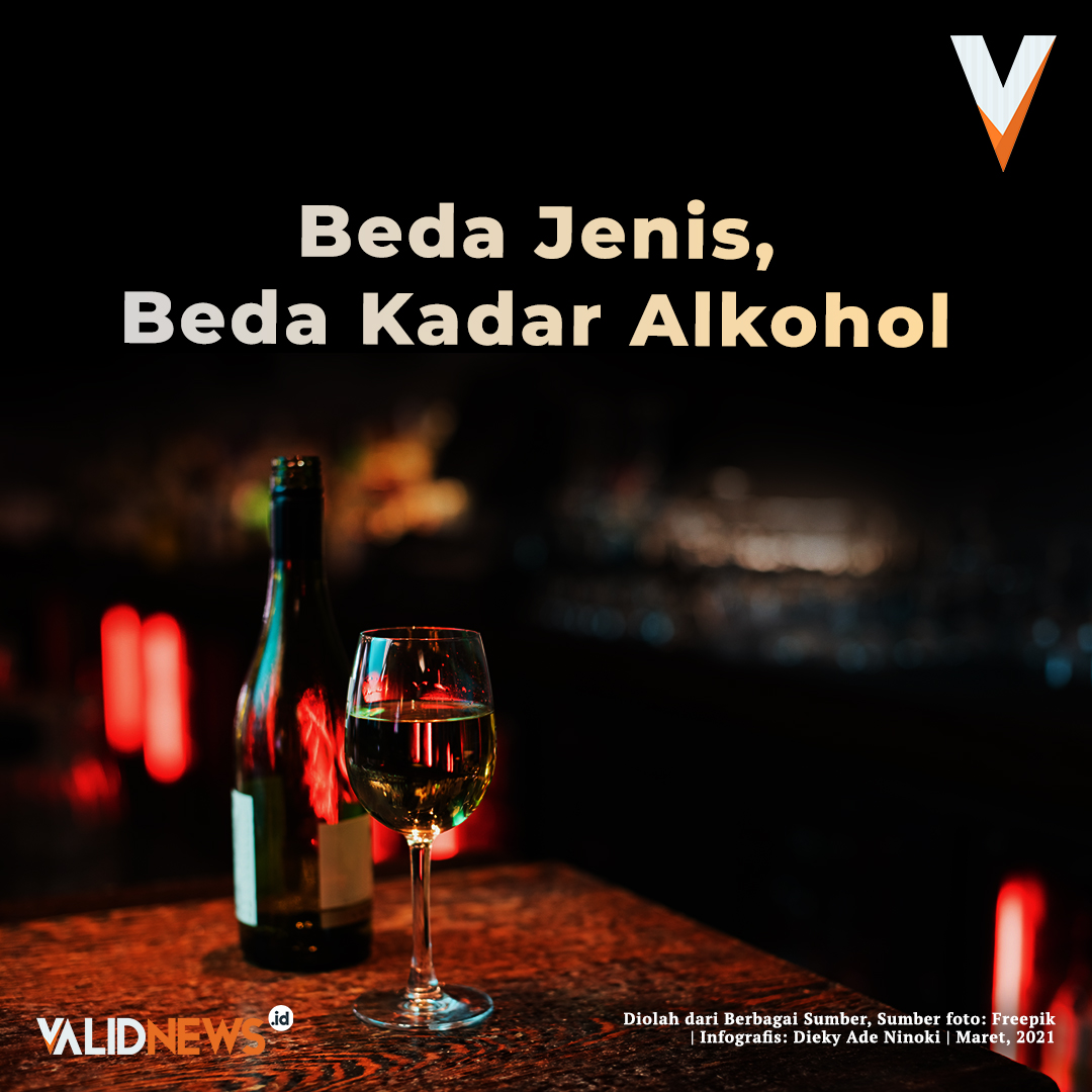 Beda Jenis, Beda Kadar Alkohol